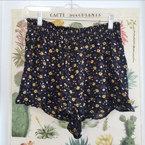 floral shorts